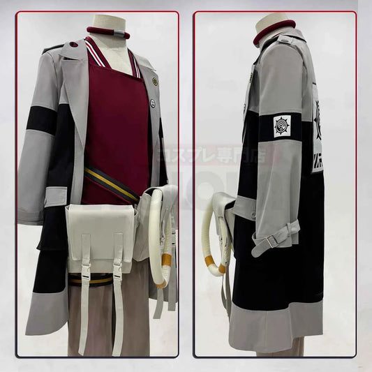 HOLOUN Gachiakuta Anime Enjin Cosplay Costume Embroidery Jacket Pants Bag Convention Halloween Christmas