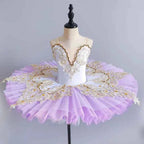 Girls Elegant Tutu, Skirt Ballet Dance Wear Kids Soft  Tutu Balliet Practice Training Stage Performance,Kids Dance Wear,Costume
