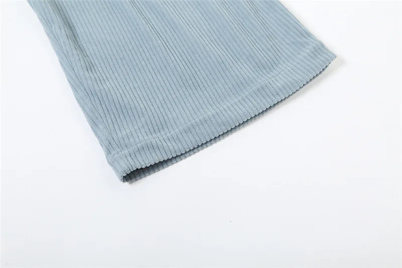 Casual Women's Pants Y2K Wide Leg Corduroy Women's Pants Hip Hop Loose Basic Pockets High Waist Pants SS69