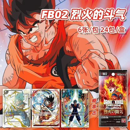 TCG Bandai Dragon Ball Card Japanese Version FB01 FB02 FB03 FB04 Supplementary Pack Rare Anime Collectible Card Kids Toys Gift SS69