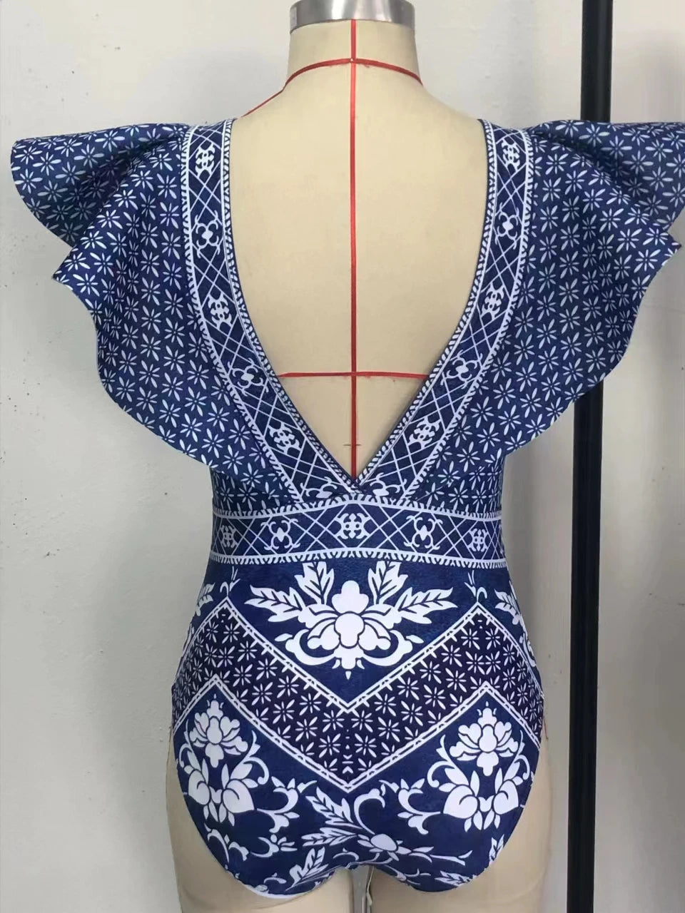 2023 New Arrival Push Up Women Bikini Set Floral Printed Ruffle Bikinis Strappy Bandage Swimwear Brazilian Biquini Bathing Suit SS69