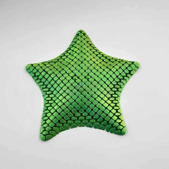 3D Printed Starfish Ornament 12cm Marine Animal Decor Ocean Themed Desk Toy Movable Joints Stress Relief Home Office Gift