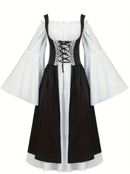 Greek Goddess Court Princess Queen Halloween Costume Vintage European Royal Style Theater Stage Outfit Halloween Cosplay Costume