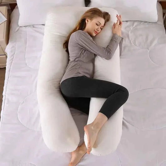 Soft Fleece Pregnant Pillow Gravida U Type Lumbar Pillow Multi Function Side Protect Cushion for Pregnancy Women Dropshipping