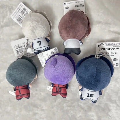 10cm New Blue Lock Plush Pendant KeyChain Isagi Yoichi Nagi Seishiro Mikage Reo Rin Itoshi Itoshi Sae Action Doll Toy Bag Gift SS69
