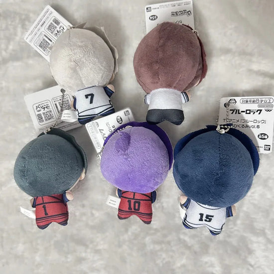 10cm New Blue Lock Plush Pendant KeyChain Isagi Yoichi Nagi Seishiro Mikage Reo Rin Itoshi Itoshi Sae Action Doll Toy Bag Gift SS69