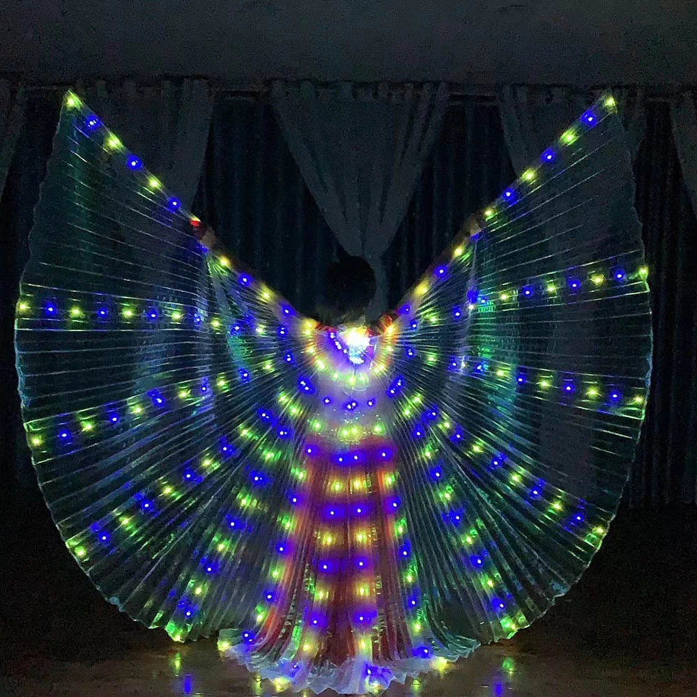 LED Isis Wings for Belly Dance & Performance