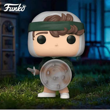 Genuine Edition FUNKO POP《Stranger Things: Eddie, Dustin, Eleven》Action Desktop Decoration Ornament Model Toys Collectible Model