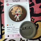Movie Interview with the Vampire   Laser Badge Applicable For Backpack Clothes Hats Decor Creative Accessories