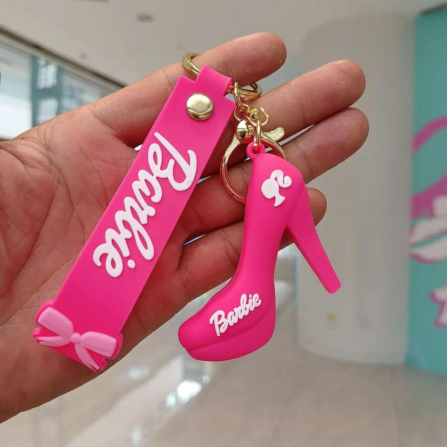 New MINISO Barbie Keychains for Backpack Pendant Bag Ornament Accessories Anime Kawaii Cute Creative Girls Gifts Wholesale SS69 8.69 Barbie5