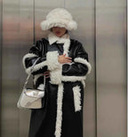 2025 Fluffy Faux Fur Bucket Hats Women Rabbit Fur Warm Thick Plush Winter Hat Lady Fashion Luxury Panama Furry Fisherman Cap Y2k