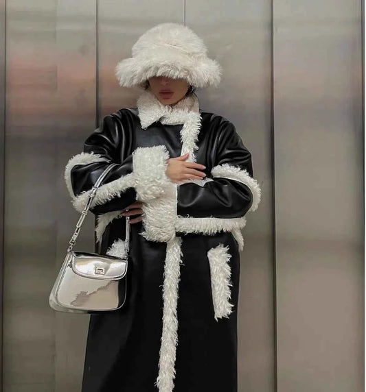 2025 Fluffy Faux Fur Bucket Hats Women Rabbit Fur Warm Thick Plush Winter Hat Lady Fashion Luxury Panama Furry Fisherman Cap Y2k