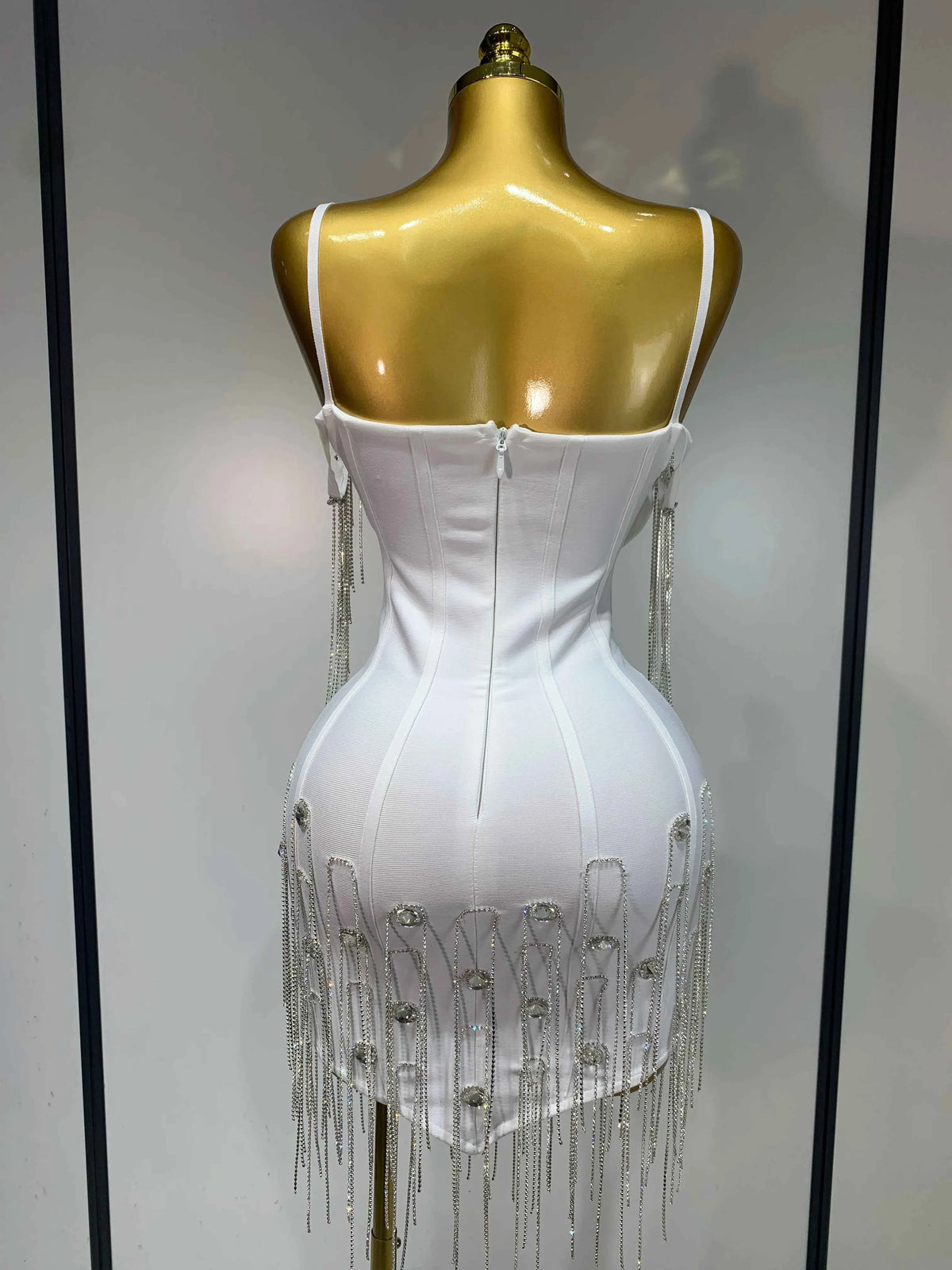 Women Sexy Backless Spaghetti Strap Bodycon Sleeveless Bandage Dress 2025 Elegant Prom Gown Club Evening Party Birthday Dresses