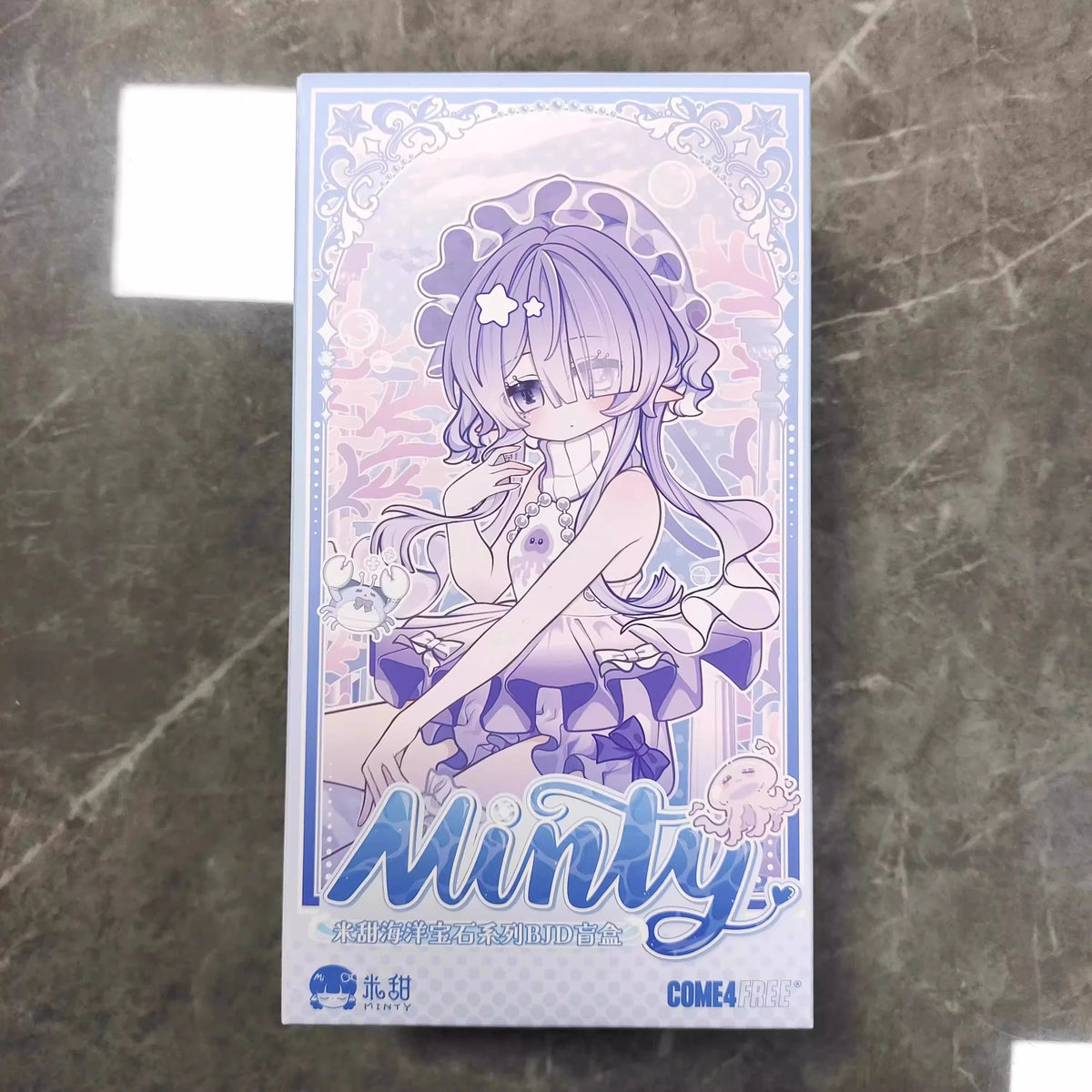 Original Come4free Ocean Gem Series Mystery Box Joint Movable Doll Dress Up Doll Trendy Play Blind Box Ornament Collectible