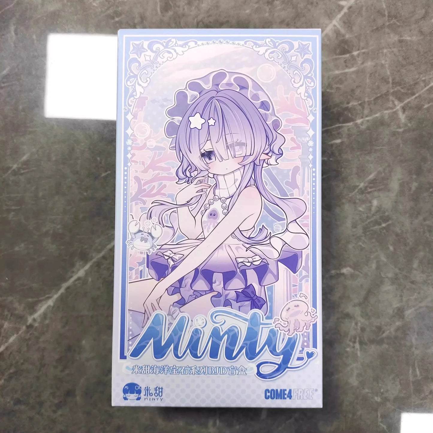 Original Come4free Ocean Gem Series Mystery Box Joint Movable Doll Dress Up Doll Trendy Play Blind Box Ornament Collectible