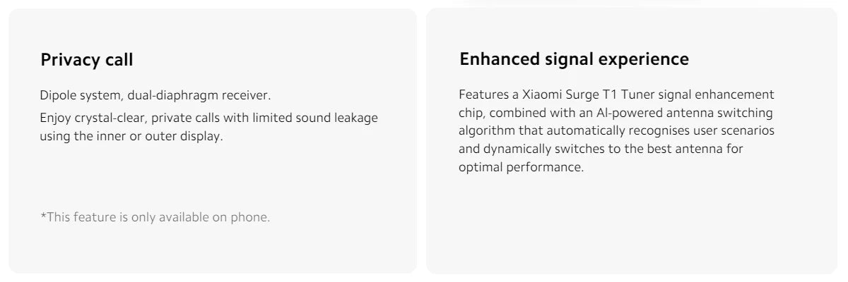 Global Version Xiaomi MIX Flip Snapdragon 8 Gen 3 Smartphone 4.01" All Around Liquid Outer Display 4780mAh Xiaomi Surge Battery SS69