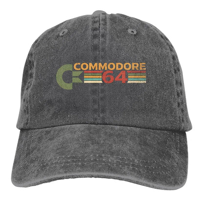 Commodore 64 Vintage Men and Woman's Baseball Caps Adjustable Casual Cotton Sun Hats Unisex Dad Hats SS69 18.69 Deep Heather / One Size