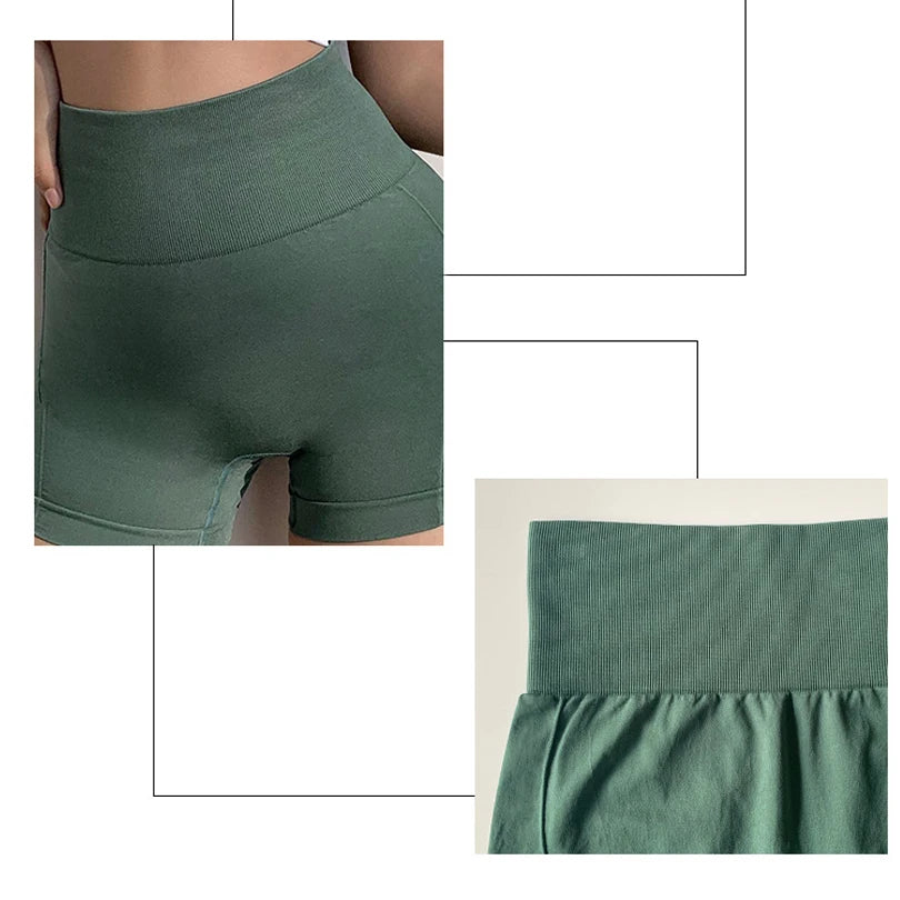 Women Shorts Sports For Women New Cycling Jogging Fitness High Waist Push Up Gym Shorts Leggings Women Yoga Clothing SS69