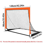 1pcs Football Goal for Garden Football Net Pop Up Goals Set Soccer Goal Net for Backyard Birthday Gift for Soccer Training ﻿
