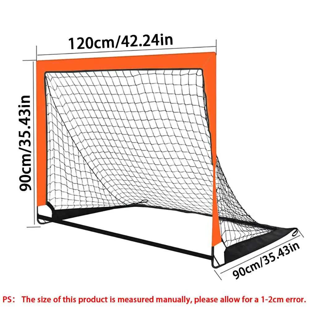 1pcs Football Goal for Garden Football Net Pop Up Goals Set Soccer Goal Net for Backyard Birthday Gift for Soccer Training ﻿