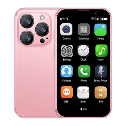 SERVO 16SE Mini Smartphone 16GB ROM Android 9.0 Wifi Dual SIM Standby Play Store 3G WCDMA 3.0"Little Smart Cellphone New Version SS69 52.69 pink / 2G / 16g