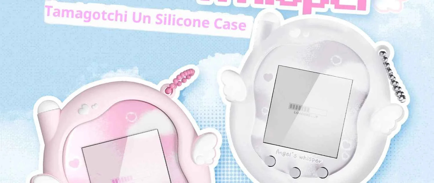 New Tamagotchi Uni Protective Cover Silicone Case Pet Toy Soft And Creative Angel Cartoon Design Cute With Sticker Gift Stock
