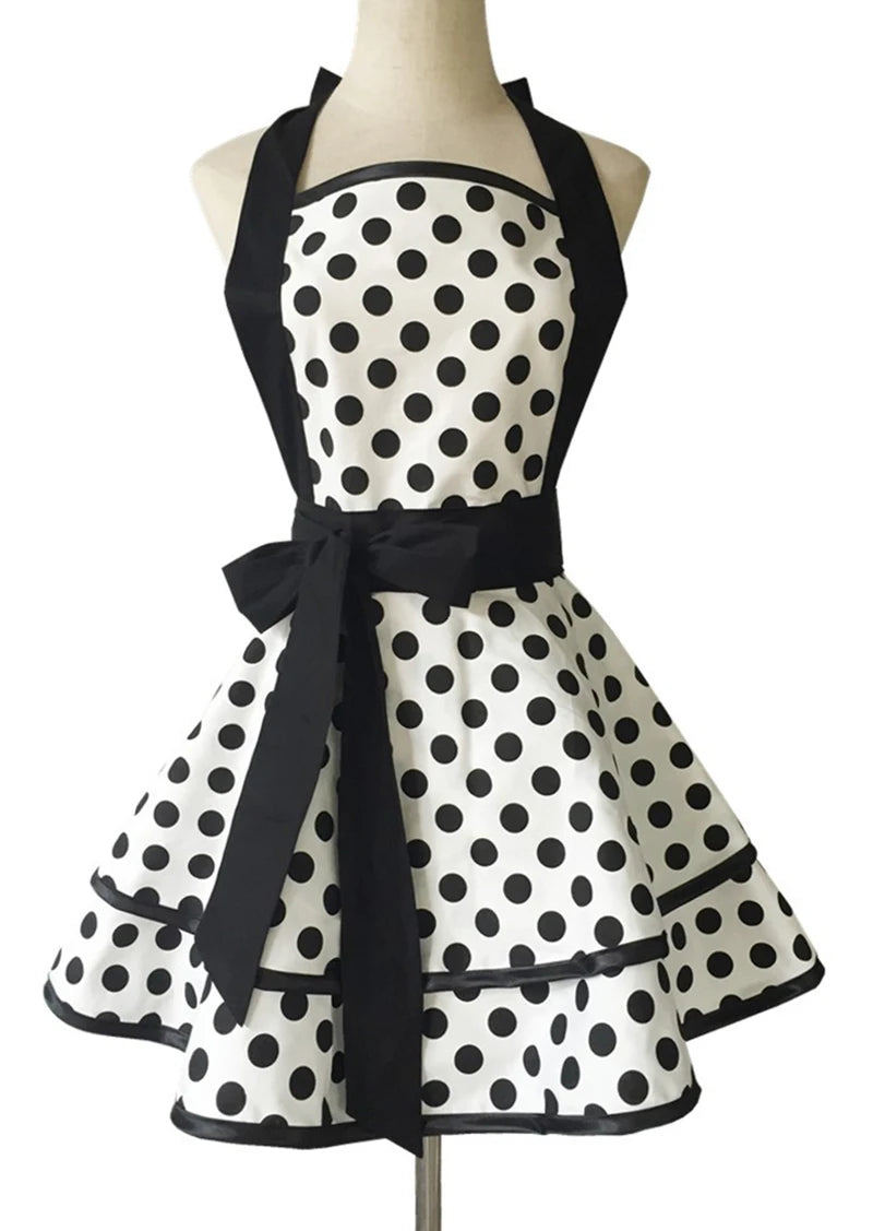 Cotton Princess Waist Apron - Oilproof & Easy Clean
