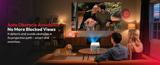 XGODY Gimbal N6 Pro 4K Projector Netflix Officially 700 Ansi Native 1080P Auto Focus Whale OS TV for Movie Home Theater