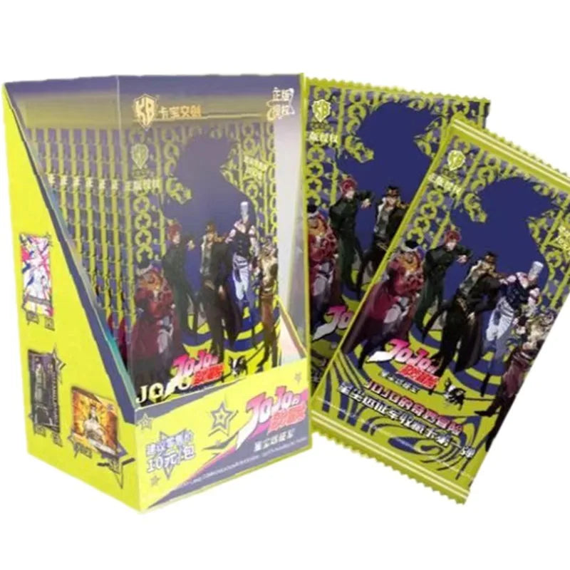 Anime JOJO's Bizarre Adventure Card Golden Wind Collectible Card Rare Gold Stamping SSP Card Children's Toy Gifts