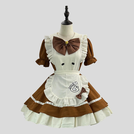 Cat Lolita Maid Dress Costumes Cosplay New Cute for Cat Girls Woman Waitress Maid Party Stage Costume size S-5XL Anime  DRESSES SS69