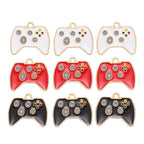10Pcs Retro Enamel TV Set Game Console Charms for Jewelry Making DIY Cute Design Charms Pendant Necklaces Earrings Accessories SS69 6.69 mixed 10pcs