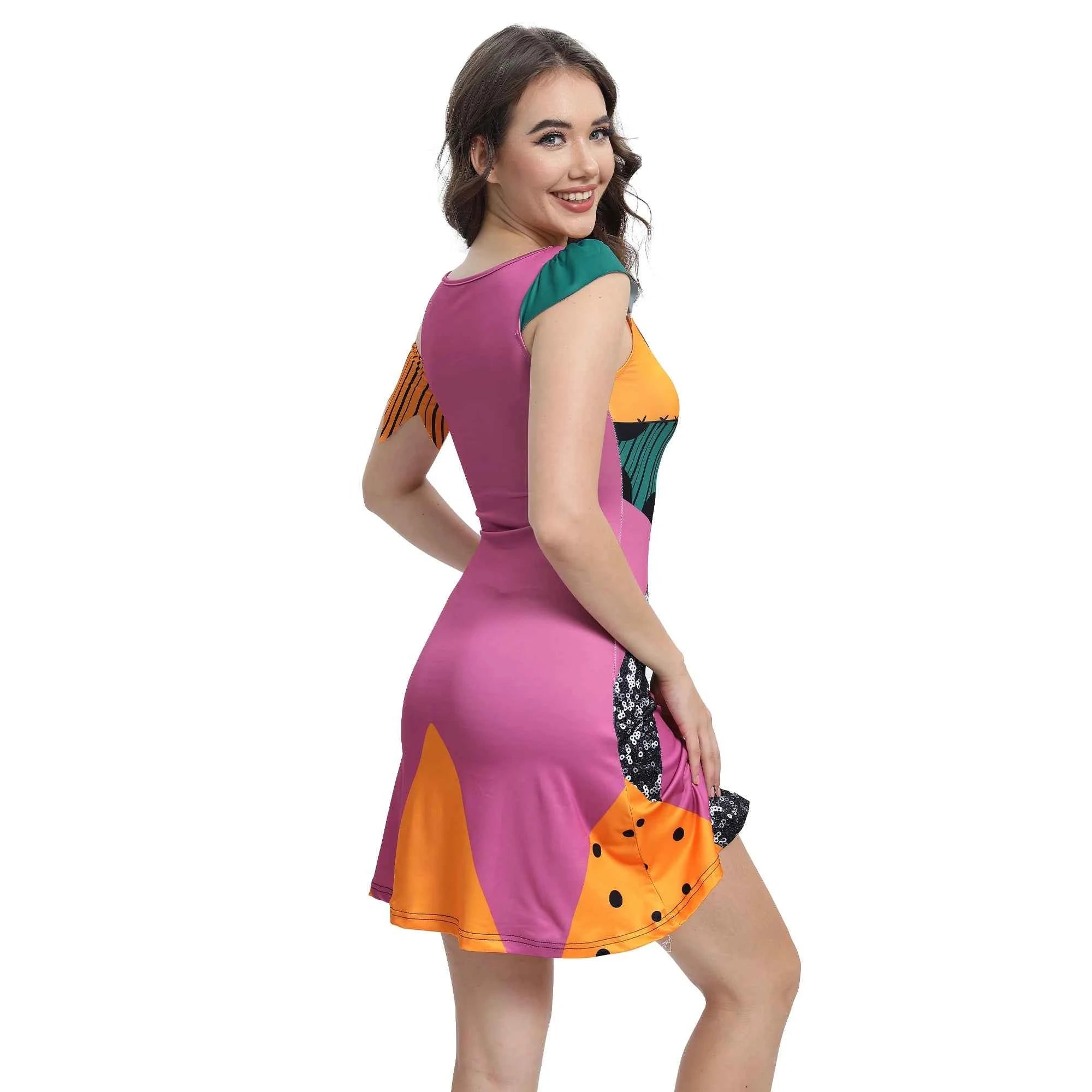 [You're My Secret] Nightmare Christmas Sally Cosplay Costumes Sets Disguise Jumpsuits Carnival Party Zenti Bodysuit Oufits