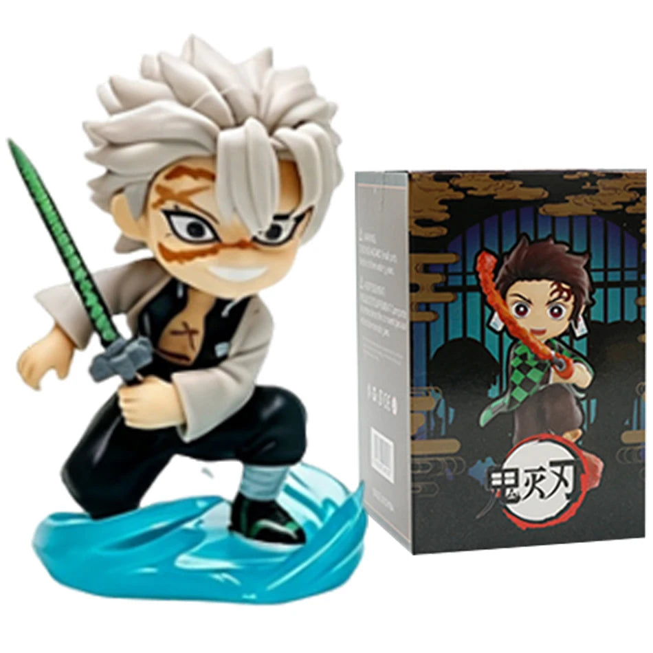 1-12pcs Anime Demon Slayer Blind Box Figure Toys Kimetsu No Yaiba Battle Series Guess Bag Mystery Doll Christmas Birthday Gift