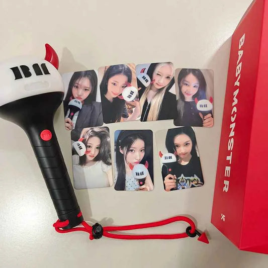 Original Kpop BABYMONSTER Official Lightstick with Bluetooth BAEMON Concert Hand Lamp Flash Light for Fans RORA ASA RUKA