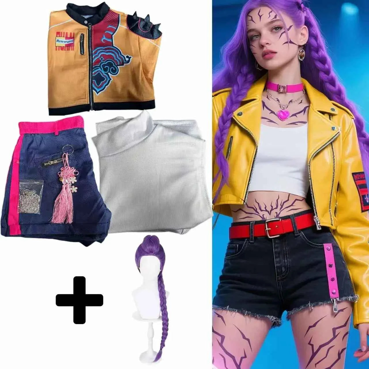Mira Rumi Cosplay Costume Fashion Sexy Uniform Girl Group Suit Women Halloween Party Roleplay Clothing