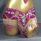 Sexy Girl Belly Dance Costume Wear Bar+Belt 2pc Set 10 Colors Ladies Bellydancing Costumes Bellydance Clothes