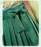 Maomao Cosplay Costume Anime The Apothecary Diaries × JR Kyoto DokiDoki-R Women Green Dress Mao Mao Kyoto Travel Cosplay