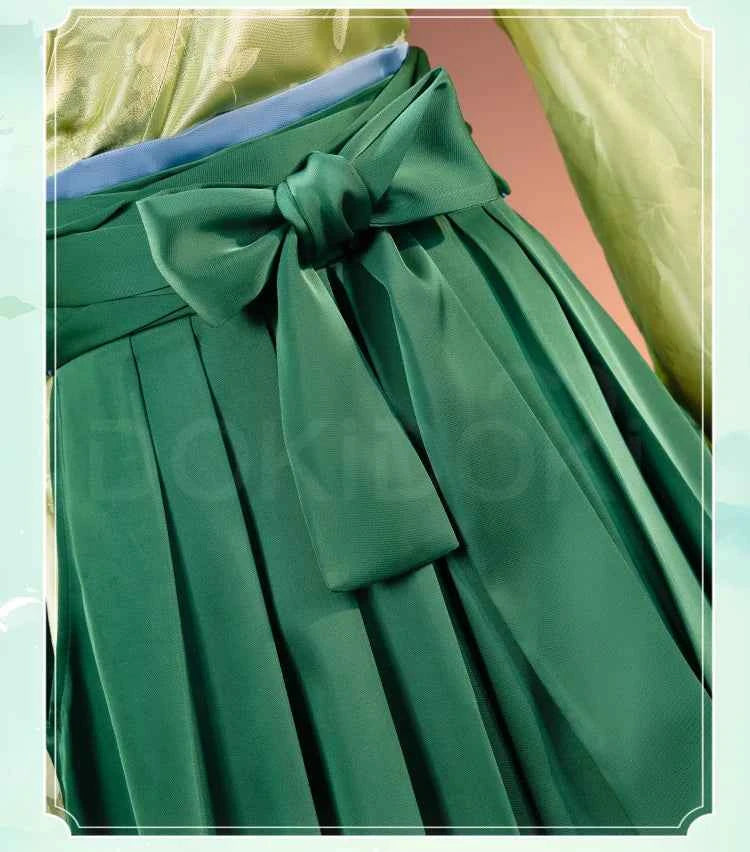 Maomao Cosplay Costume Anime The Apothecary Diaries × JR Kyoto DokiDoki-R Women Green Dress Mao Mao Kyoto Travel Cosplay