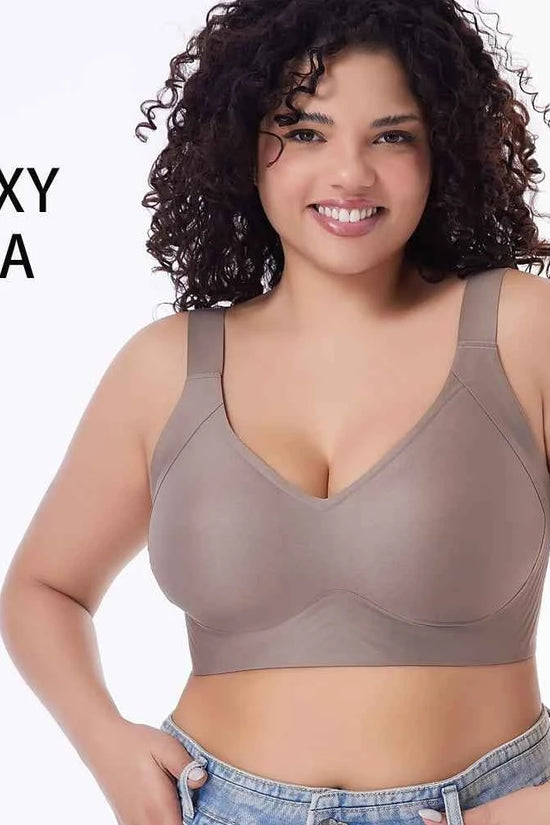 FallSweet Push UP Bra for Women Seamless Plus Size Bras Thin Cup Wireless Bralette Sexy Brassiere Femme M-6XL