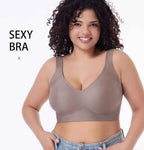 FallSweet Push UP Bra for Women Seamless Plus Size Bras Thin Cup Wireless Bralette Sexy Brassiere Femme M-6XL