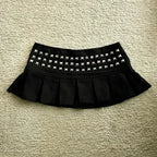 Y2K Retro British Style Flag Graphic Print Mini Shorts Harajuku Gyaru Denim Shorts Women Goth Slim Fit Hip Low Rise Short Pants SS69 43.69 1 / M