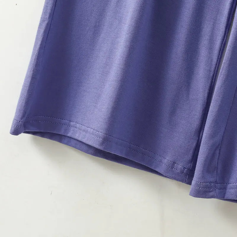 Modal Wide Leg Pants - High Elastic, Large Size Trousers