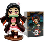 1-12pcs Anime Demon Slayer Blind Box Figure Toys Kimetsu No Yaiba Battle Series Guess Bag Mystery Doll Christmas Birthday Gift