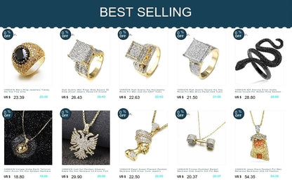 VANAXIN Cool Lion Head Design Pendants  Necklaces Handsome for Men Big Punk Luxury Jewellery Friendship Gift Gold Color Gift SS69
