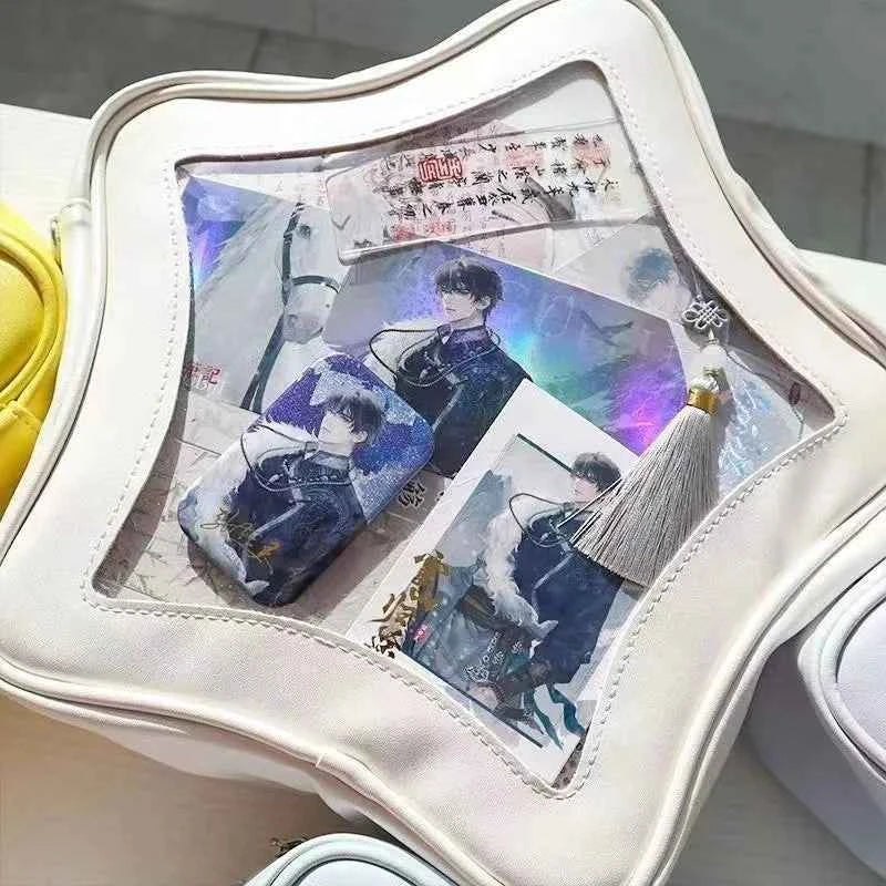 Original Cute Kawaii Ita Bag Anime Five Pointed Star Two-dimensional Crossbody Bag Street Fashion Ulzzang Shoulder Bag