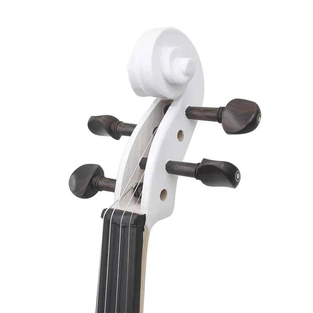 IRIN 4/4 Electric Violin Maple Body Silent Violin With Bow Case Headphone Cable Violin Shoulder Rest Aluminium Alloy Accessories
