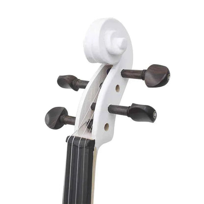 IRIN 4/4 Electric Violin Maple Body Silent Violin With Bow Case Headphone Cable Violin Shoulder Rest Aluminium Alloy Accessories