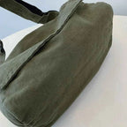 Japanese Printed Canvas Bag Large Capacity Hobo Bag Unisex Shoulder Bag Retro Women's Crossbody Shoulder Bag Commuting