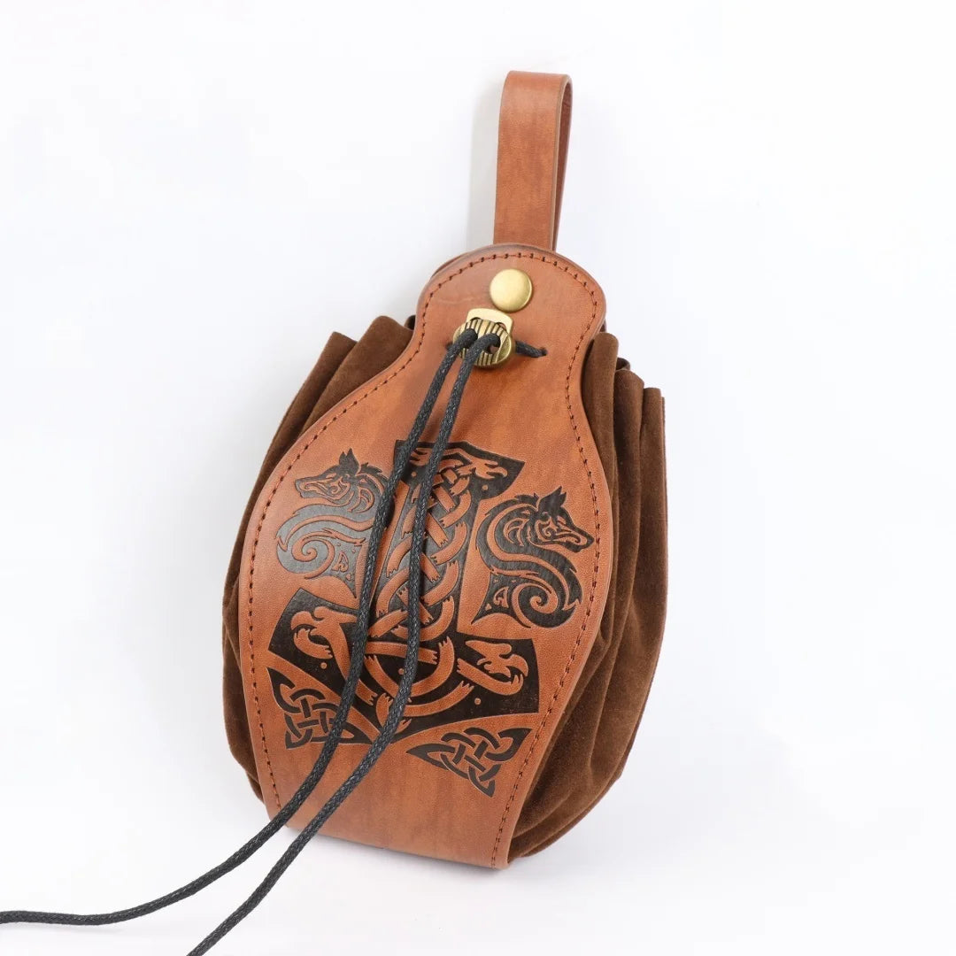 Medieval Knight Belt Synthetic Leather Sword Holder