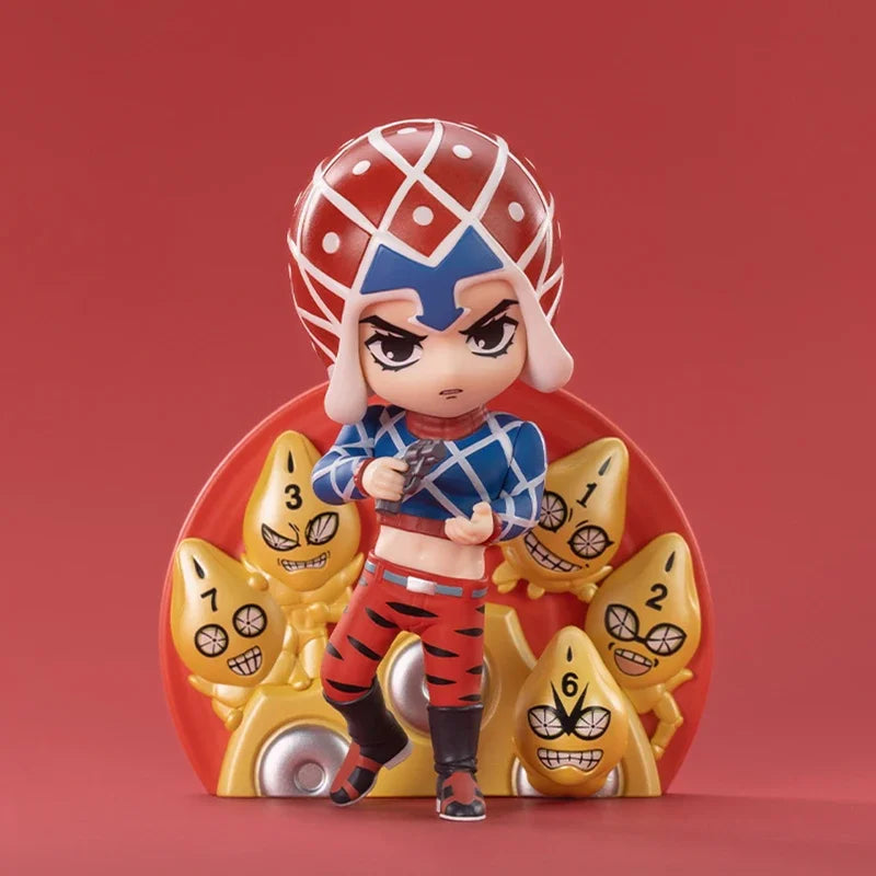 POP MART GONG JOJO's Bizarre Adventure Golden Wind Series Mystery Box Genuine Blind Box Guess Toys Bag Ornament Figurines Home